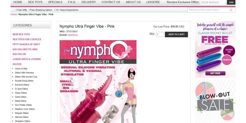 Nympho Ultra Finger Vibe Review EasySex
