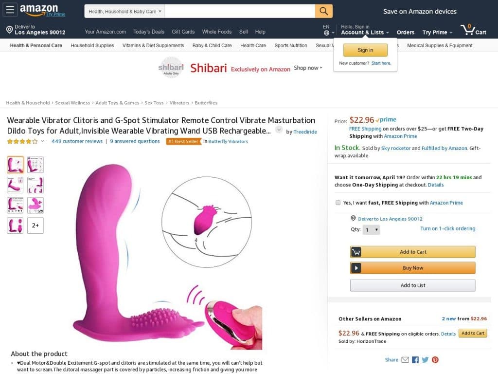 Treediride Wearable Vibrator Review | EasySex.com Treediride Wearable Vibrator Review | EasySex.com