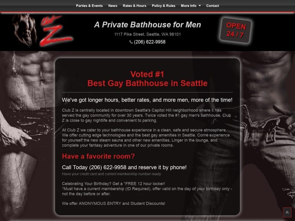 Club Z Seattle Bathhouse Review EasySex image