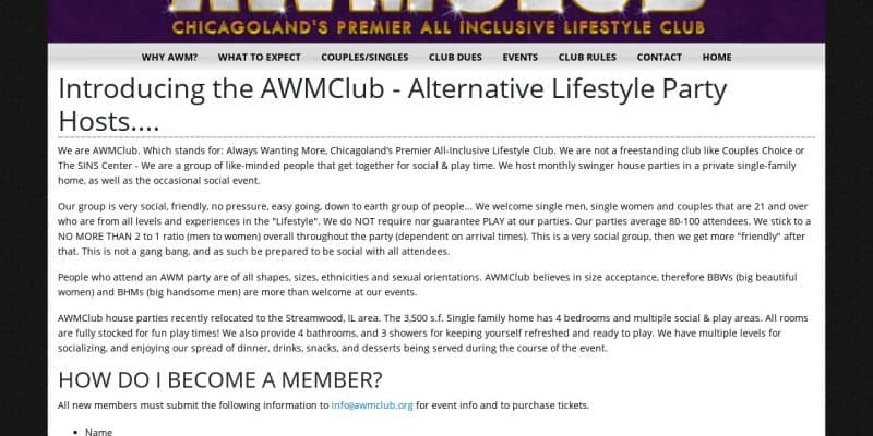 The AWM Club Chicago Sex Club Review EasySex