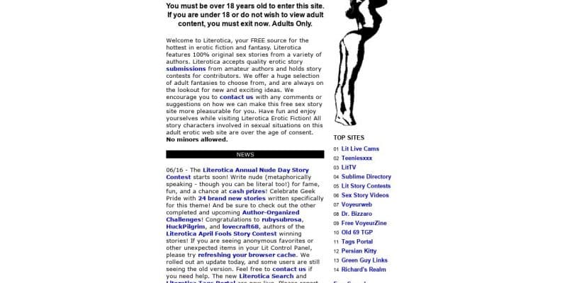 Literotica Sex Stories Site Review EasySex pic