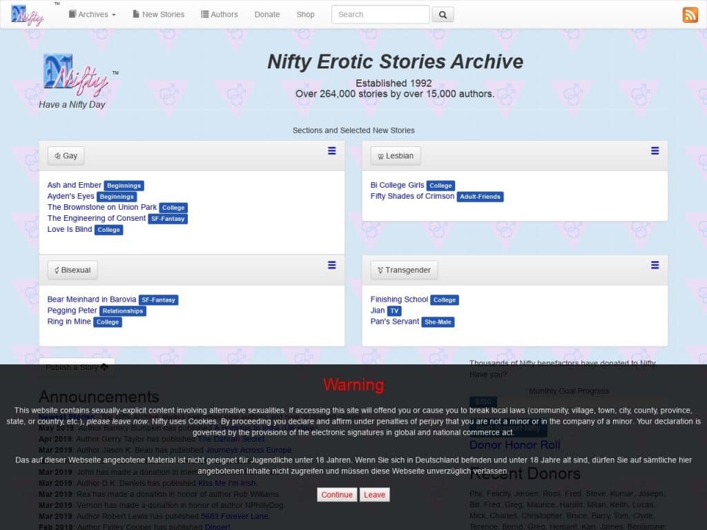 Nifty Sex Stories Site Review | EasySex.com