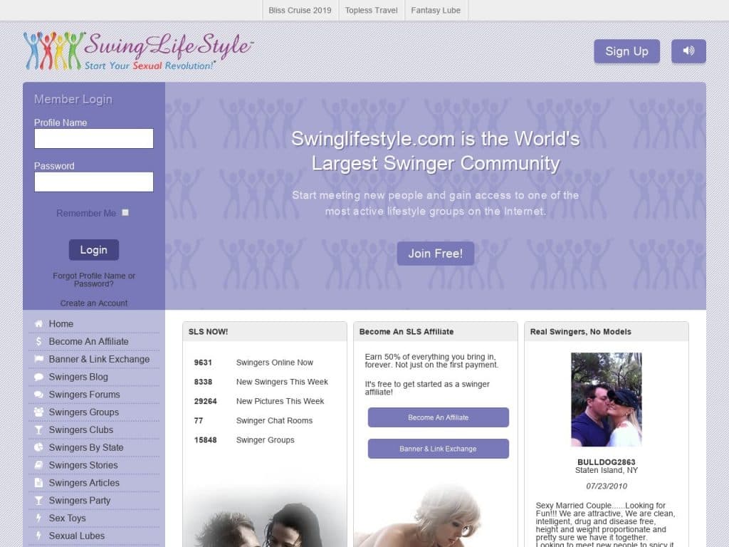 swinger site free access